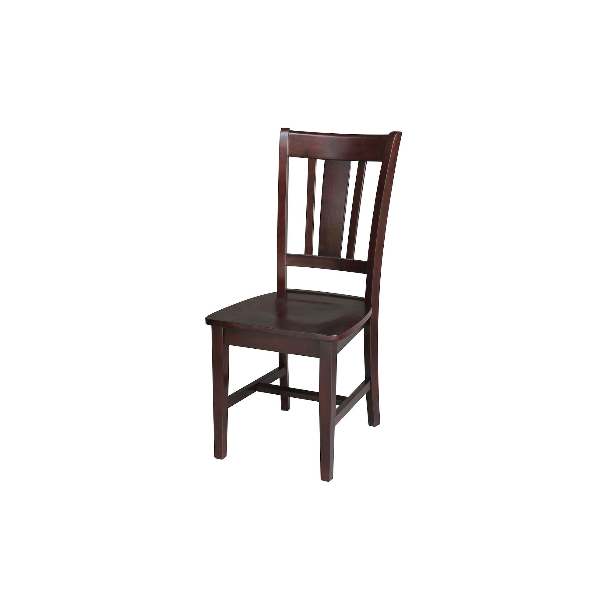International Concepts San Remo Wood Dining Chair 2-piece Set, Java