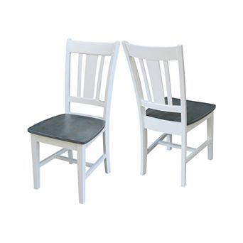 International Concepts San Remo Wood Dining Chair 2 pc Set