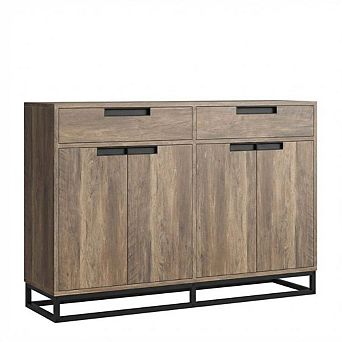 55" Buffet Cabinet with 2 Drawers & 4 Doors,Large Kitchen Dining Room Storage Organizer,Freestanding