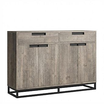 55" Buffet Cabinet with 2 Drawers & 4 Doors,Large Kitchen Dining Room Storage Organizer,Freestanding