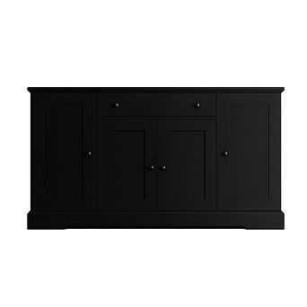 Modern Wooden Sideboard Buffet Cabinet with Drawer, Freestanding Dining Room Credenza