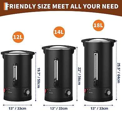 Commercial Coffee Maker Large Capacity Double Wall Stainless Steel for Catering