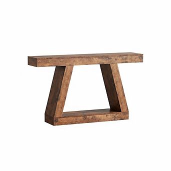 55" Narrow Console Table with Storage, Sofa Table for Behind Couch, Entryway Table for Hallway