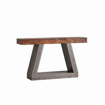 55" Narrow Console Table with Storage, Sofa Table for Behind Couch, Entryway Table for Hallway