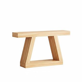 55" Narrow Console Table with Storage, Sofa Table for Behind Couch, Entryway Table for Hallway