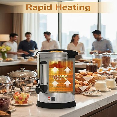 Commercial Coffee Maker 100 Cup Fast Brew Stainless Steel Keep Warm