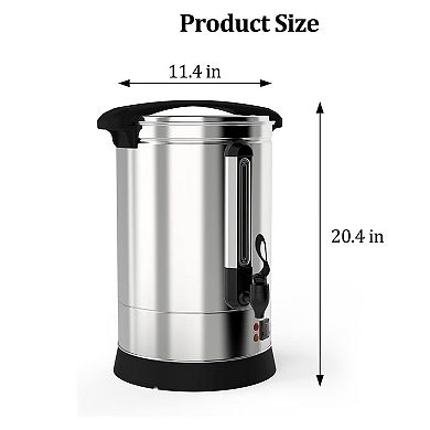 Commercial Coffee Maker 100 Cup Fast Brew Stainless Steel Keep Warm