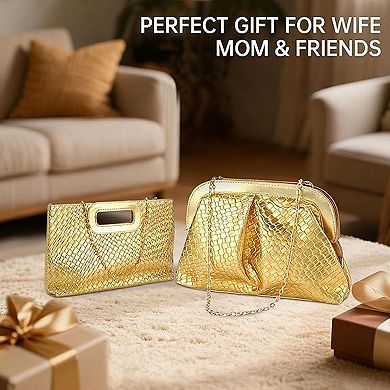 Woven Texture PU Leather,Women's Handbags with Chain,Black Evening Bag,Woven Texture Crossbody Bag