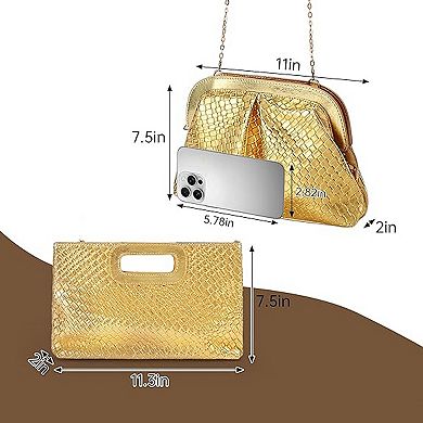 Woven Texture PU Leather,Women's Handbags with Chain,Black Evening Bag,Woven Texture Crossbody Bag