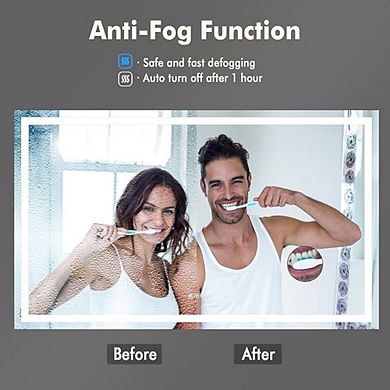 ActiveTrail 60X36 LED Bathroom Vanity Mirror with Dimmable Dual Front & Back Lights