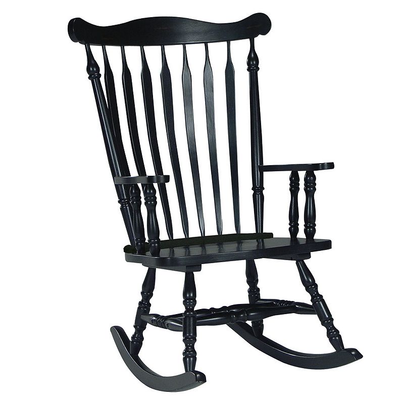 Rocking Chair, Black, Furniture