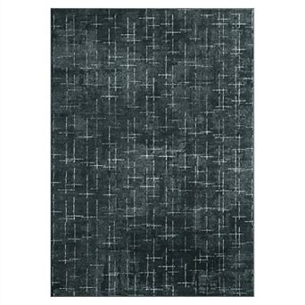 Washable Rug for Living Room Non-Slip Modern Abstract Area Rug Stain Resistant Large Bedroom Rug