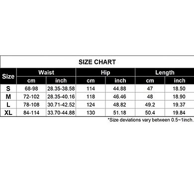 Women High Waisted Shorts Pleated Wide Leg Summer Shorts with Pockets & Elastic Back