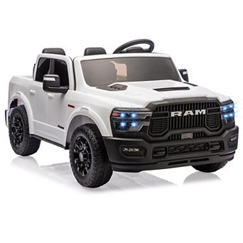 ANIXOL Licensed RAM 2500 24V Kids Ride-On Truck, 2-Seater, Parent Remote, LED, Suspension