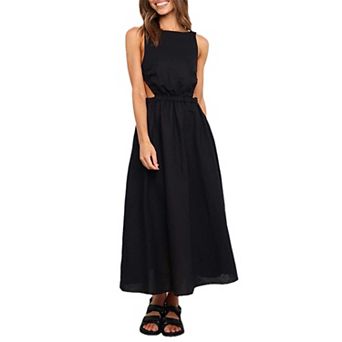 Women's Sleeveless Summer Dresses Wedding Guest Maxi Dresses Backless Maxi Dresses