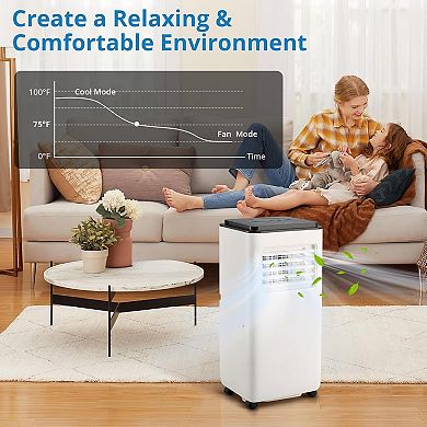 ANIXOL 10000 BTU Portable Air Conditioner with Dehumidifier
