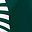 Dark Green White