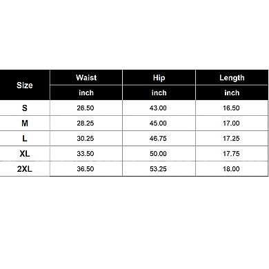 Women's Ruffle Tiered Mini Skirt, Elastic High Waist Drawstring Flowy Summer Skirt