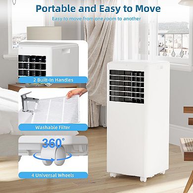 ANIXOL 8000 BTU Portable Air Conditioner 3-in-1 with Remote Control and Sleep Mode