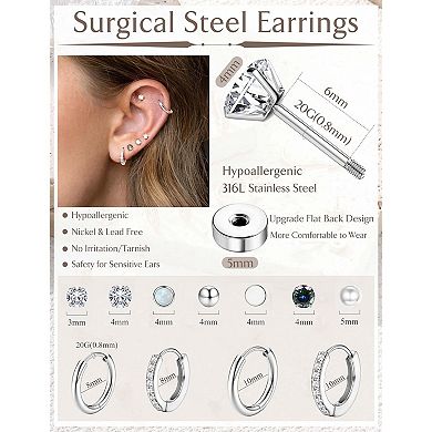 Stainless Steel Hoop Set