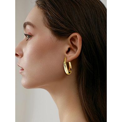 Trendy Hoop Earring Set