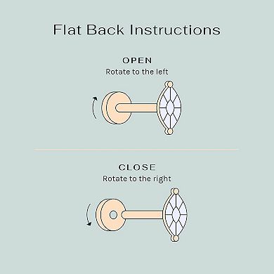 Minimal Helix Stud Earrings