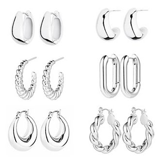 Twisted Hoop Earring Pack