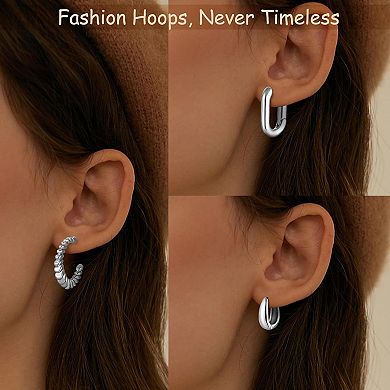 Twisted Hoop Earring Pack