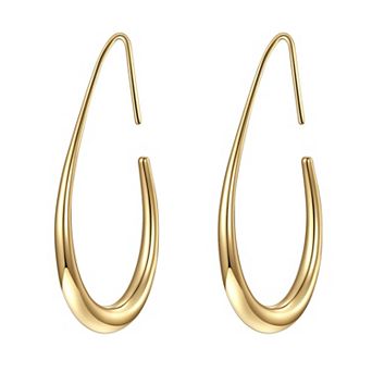 Elegant Oval Drop Earrings