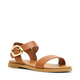madden girl MTITUS Girls' Flat Sandals with Buckle Accent