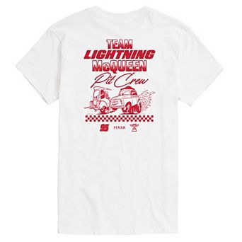 Big & Tall Disney / Pixar's Cars Team Lightning McQueen Pit Graphic Tee