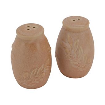 Mingle & Co. 2 pc Laurel Salt & Pepper Shakers