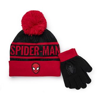 Boys Marvel's Spiderman 2 pc Winter Hat & Gloves Set