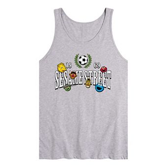 Men's Sesame Street Soccer Jersey Graphic Tank Top