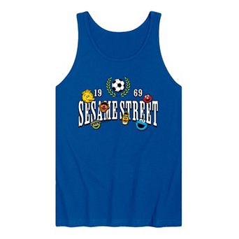 Men's Sesame Street Soccer Jersey Graphic Tank Top