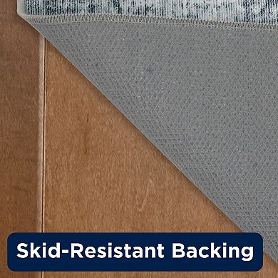 Wyatt & Ash Hazen Abstract Imagine Printed Washable Chenille Rug