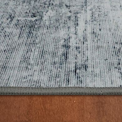 Wyatt & Ash Hazen Abstract Imagine Printed Washable Chenille Rug