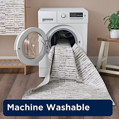 Wyatt & Ash Dream Mink Strata Texture Washable Rug