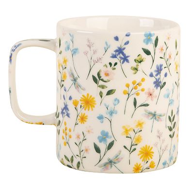 Retroware by Home Essentials Colorful Wildflowers Decal Mug