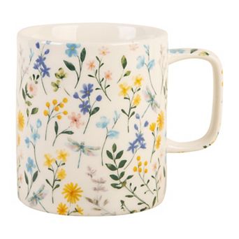 Retroware by Home Essentials Colorful Wildflowers Decal Mug