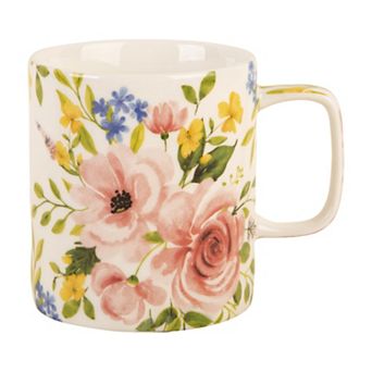 Retroware by Home Essentials Colorful Wildflowers Decal Mug