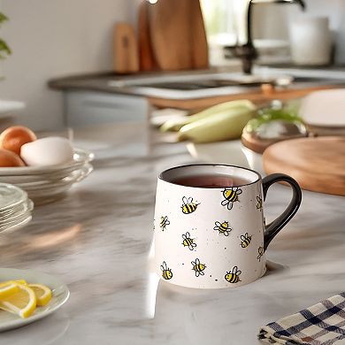 Retroware by Home Essentials Embossed Bee Mug