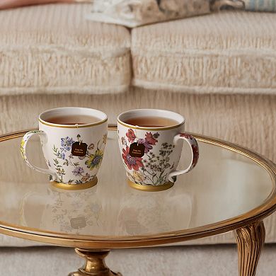 Retroware by Home Essentials Yellow Floral Chintz Mug