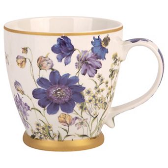 Retroware by Home Essentials Yellow Floral Chintz Mug