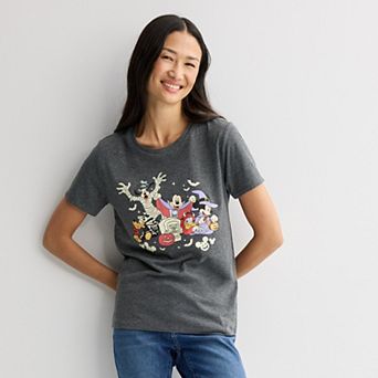 Women's Disney's Mickey Mouse & Friends Get Spooky Graphic Tee