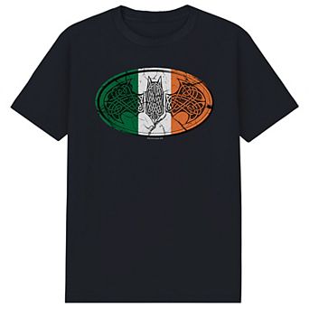 Men's DC Comics Batman Irish Celtic Symbol Graphic Tee
