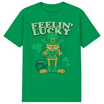 Men's Garfield Feelin' Lucky Graphic Tee