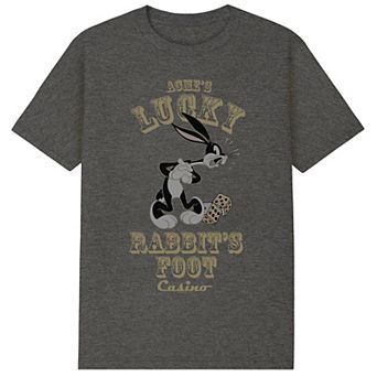 Men's Looney Tunes Bugs Lucky Rabbit's Foot Graphic Tee