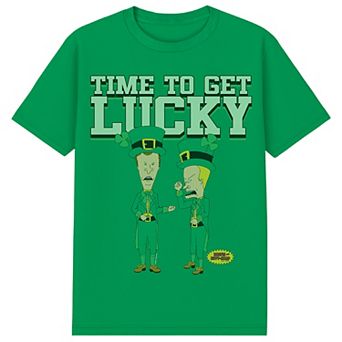 Men's Beavis & Butt-Head Getting Lucky Graphic Tee