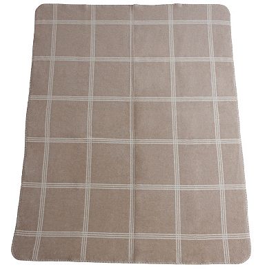 Discover Europe - Made In Portugal Plush Tartan Throw Blanket